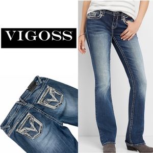 PLUS Size - VIGOSS Chelsea Boot Cut Jeans